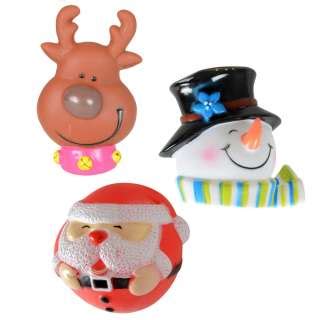 In Holographic Animated Christmas Santa Snowman Carousel Yard Art