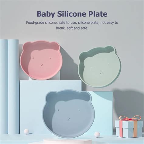 Assiette Plateau Repas Yellow Plats En Silicone Pour B B Bol