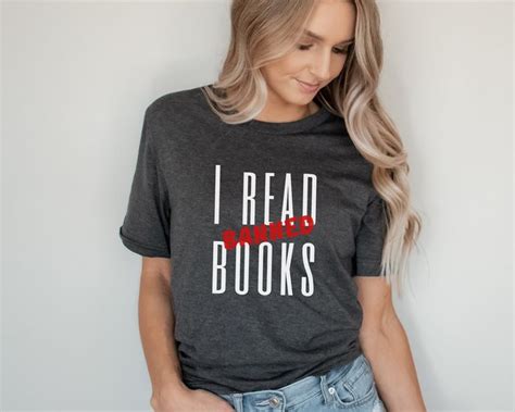 Banned Books Shirt I Read Banned Books Bookish Shirt Librarian Ts