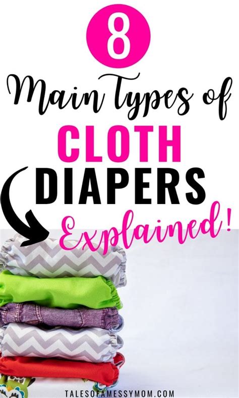 8 Main Types of Cloth Diapers Explained