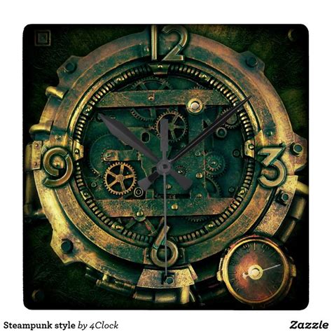 Steampunk Wall Clocks | Zazzle | Steampunk clock, Steampunk wall ...