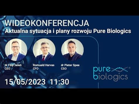 Plany Rozwoju Pure Biologics Wideokonferencja Youtube