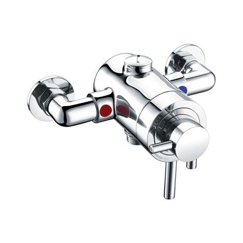 Modern Exposed Thermostatic Shower Valve From Plumb Warehouse