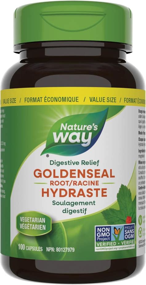 Nature S Way Goldenseal Root Relieve Digestive Upset Aid Digestion