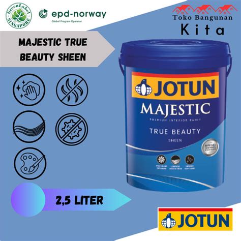 Jual Jotun Premium Majestic True Beauty Sheen 2 5 Liter 1 Galon Kota