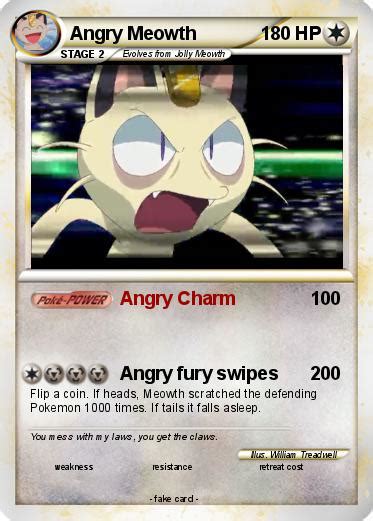 Pokémon Angry Meowth - Angry Charm - My Pokemon Card