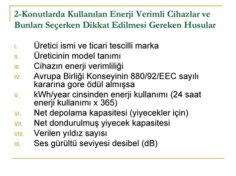 Enerji Verimli Konut Yapımının Teşvik Edilmesi ve Enerji Verimli