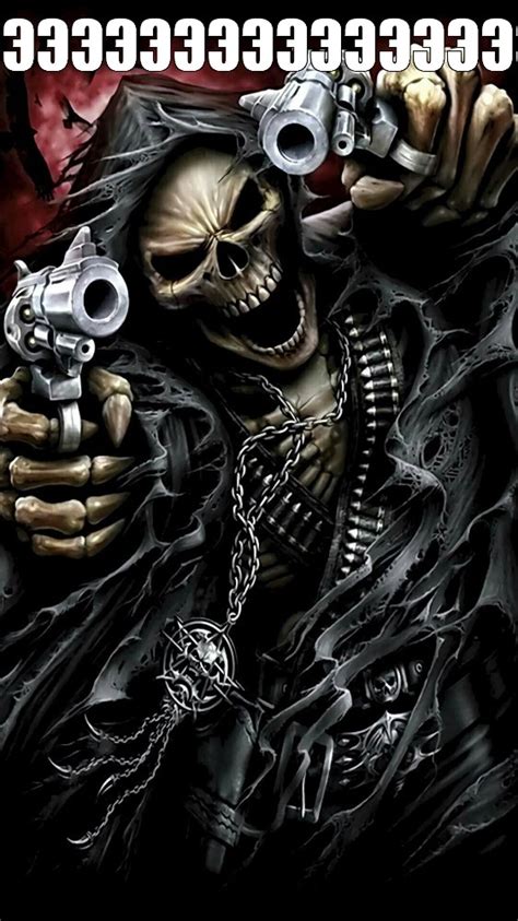 Create Meme Skeleton With A Gun Skull With Guns Skeleton With A Gun