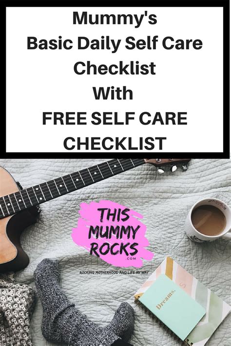 Mummys Basic Daily Self Care Checklist Postpartum Care Postpartum