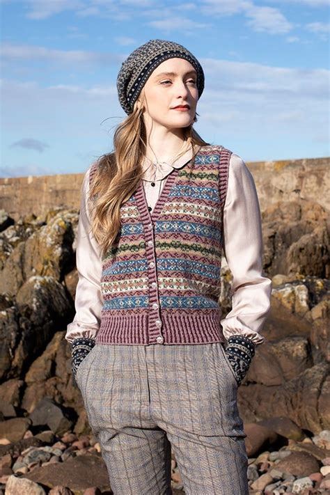 Fair Isle Pullover And Waistcoat Knitting Pattern Pdf Womens Etsy Artofit