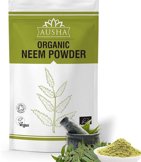 Ausha Organic Neem Leaves Powder 200g Immunity Detox Digestion