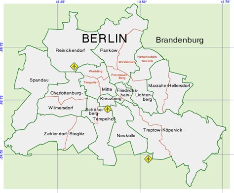 » Districts and Neighbourhoods - Berlin Guide in English