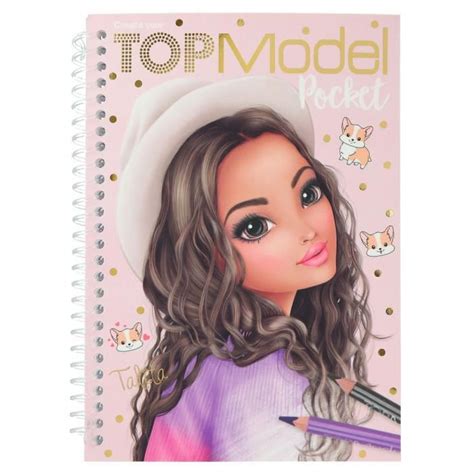 Bebeboutik Carnet Coloriage Poche TOP Model Talita