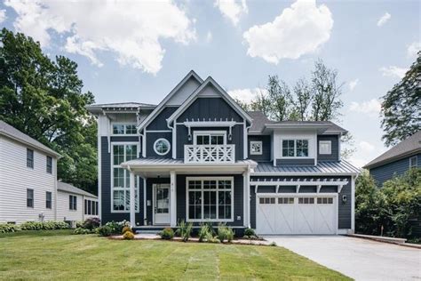 Dark Siding Farmhouse Dark Siding Farmhouse Newly-built Farmhouse with ...