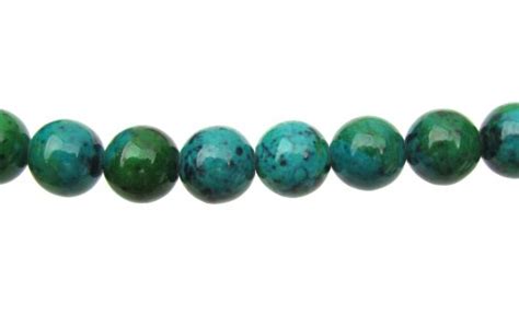 Chrysocolla Stabalised Round Beads Mm Strand My Beads