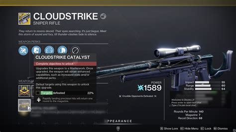 How To Get The Cloudstrike Exotic Sniper Rifle In Destiny 2 Gamer Haul