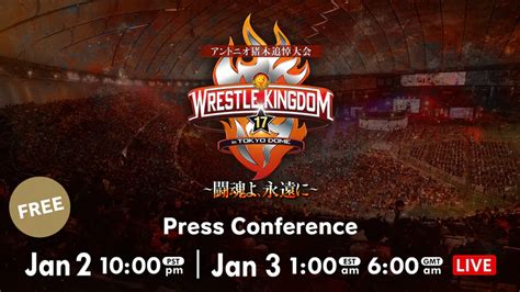 Njpw Global On Twitter Tomorrow Tune In To The Njwk Press