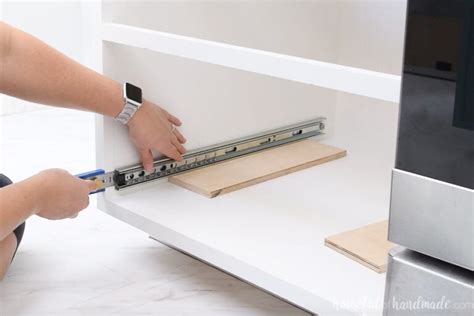 How To Install Cabinet Drawers With Ball Bearing Slides Houseful Of