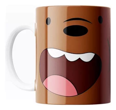 Taza De Café We Bare Bears Osos Escandalosos Pardo MercadoLibre