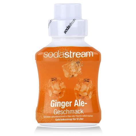 Schmackhafter Getränkezusatz SodaStream Sirup Ginger Ale 375 ml