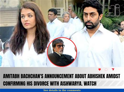 Amitabh Bachchan S Announcement About Abhishek Amidst Confirming His