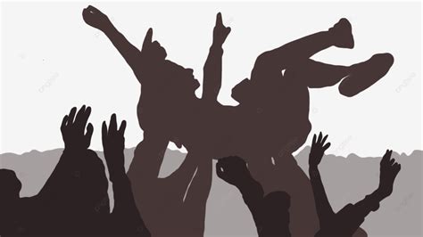 Stage Diving Music Concerts Crowded Rockstar Energy PNG Transparent