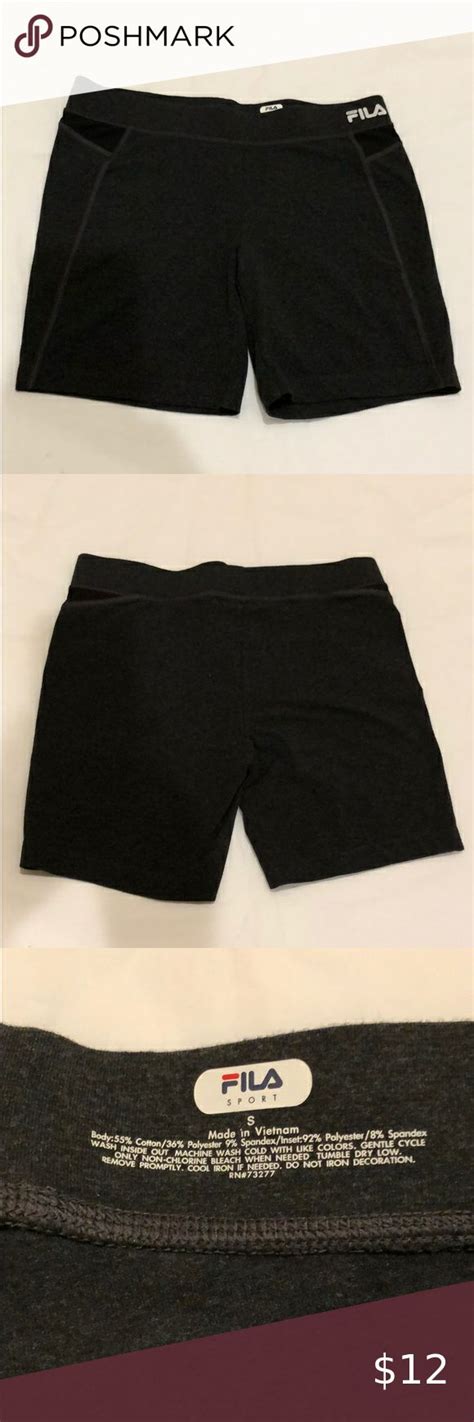 Fila Sport Womens Athletic Spandex Shorts Size Sm Spandex Shorts