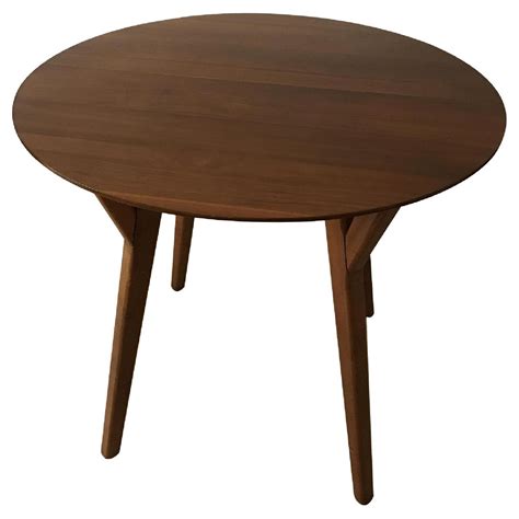 West Elm Mid Century Bistro Round Dining Table Aptdeco