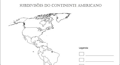 Atividades Sobre O Continente Americano REVOEDUCA