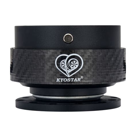 Kyostar Carbon Fiber Steering Wheel Quick Release Control Hub Real