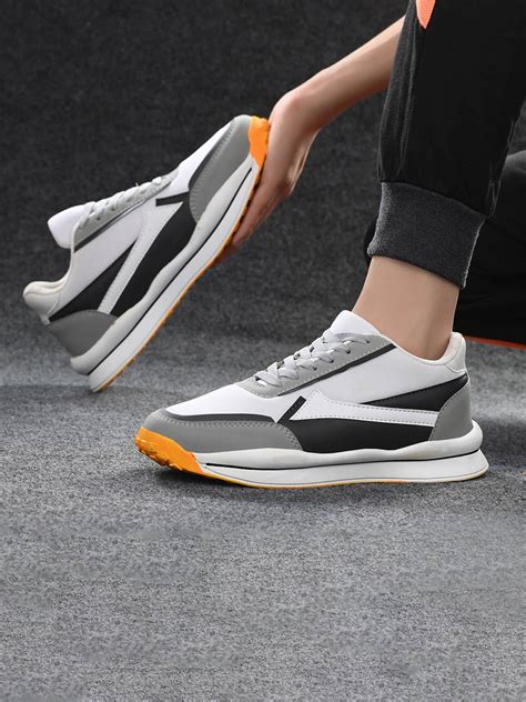 Buy AfroJack Men White Colourblocked Sneakers Casual Shoes For Men