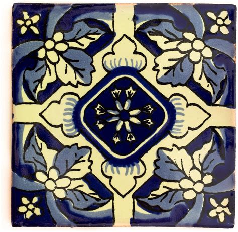 Azulejos Mexicanos Artesanales De Talavera De 10 5cm Azulejo