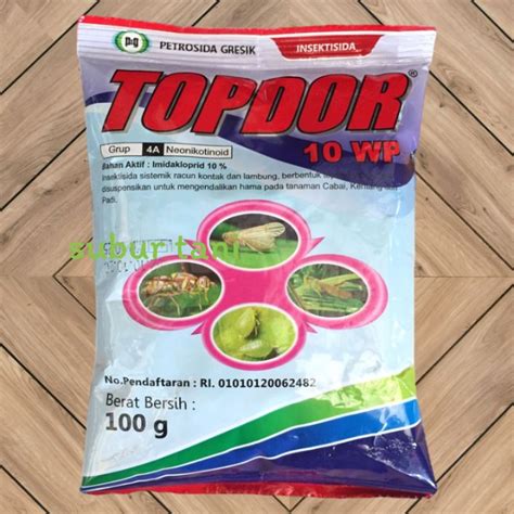 Jual TOPDOR 10 WP Insektisida Pembasmi Hama Wereng Pada Tanaman Padi