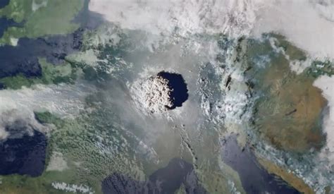 Biggest Volcano Eruption Ever Caught On Tape From Space Curiosity Guide