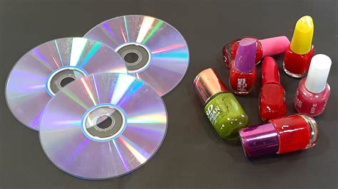 RECYCLING CD DISC CRAFTING WASTE CD DISC REUSE IDEA BEST OUT OF