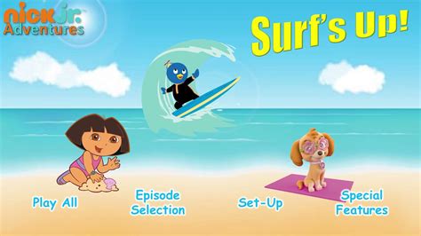 Surf S Up DVD Menu YouTube