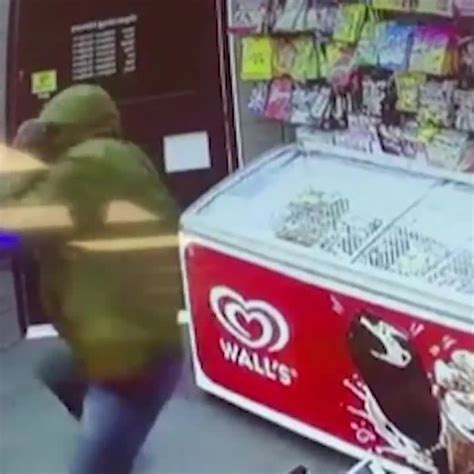 Father And Daughter Scare Off Knife Wielding Robber By Chucking Squash