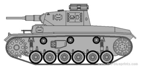 Tank Sd Kfz 141 Pz Kpfw III Ausf G Drawings Dimensions Figures