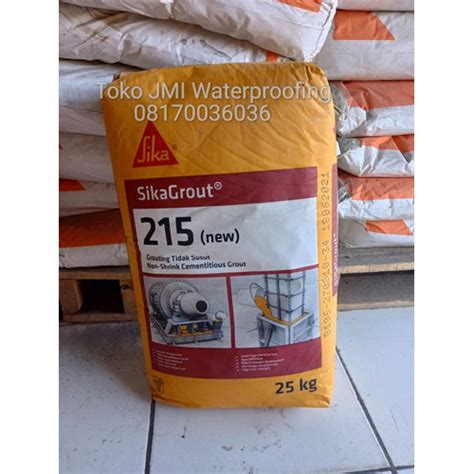 Jual Sika Sikagrout 215 New 25kg Sak Semen Grouting Kota Bekasi