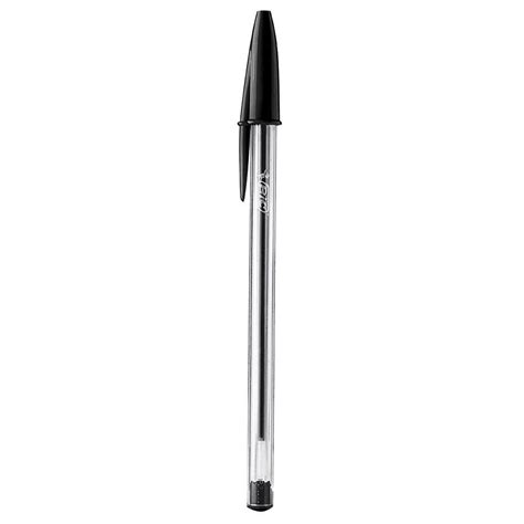 Caneta Bic 10 Cristal Preta C50 Jc Atacado De Papelaria 185