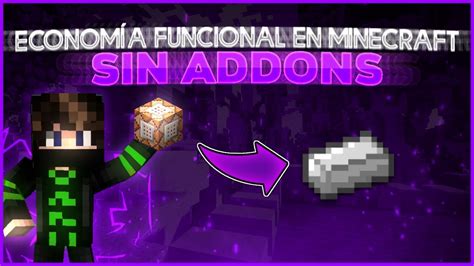 Como Hacer Una Economia Funcional Y Tiendas Sin Addons En Minecraft