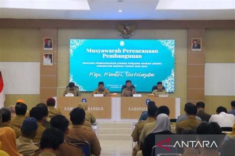 Pj Bupati Buka Musrenbang RKPD Kabupaten Bangka Tahun 2025 ANTARA