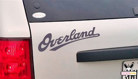 Vinilo Adhesivo Para Jeep Grand Cherokee Con Logotipo Overland