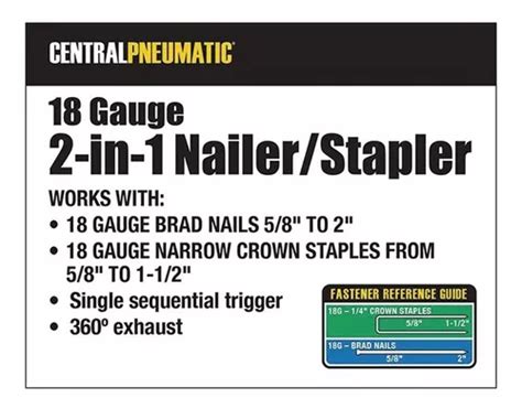 2 En 1 Clavadora Y Engrapadora Neumática Cal 18 en venta en Hermosillo