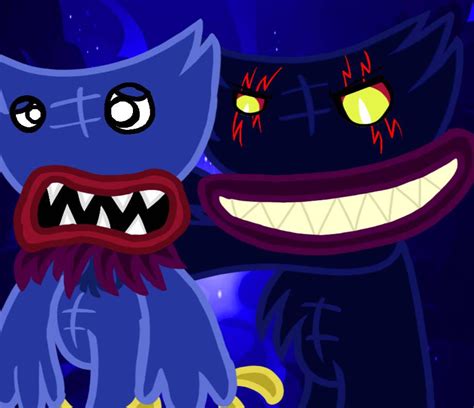 Chaos Huggy And Huggy Wuggy By Yvettemac On Deviantart