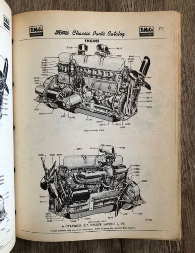 1953 Ford Truck Chassis and Body Parts and Accessories Catalog ...