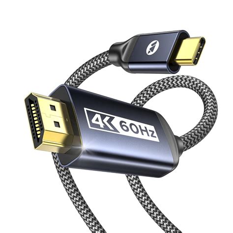 Warrky Usb C To Hdmi Cable Ft K Hz Hdr Aluminum Shell Gold