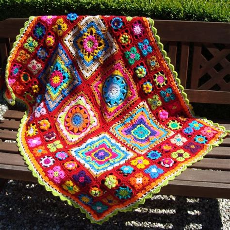 Drops Design Granny Square Decke H Keln Anleitung Kostenlos