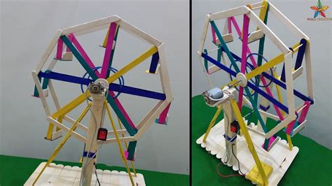 How To Make A Ferris Wheel At Home Diy Ferries Wheel Electric