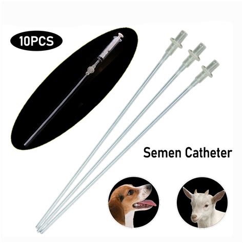 Pcs Artificial Insemination Catheters Rods Pet Disposable Rubber